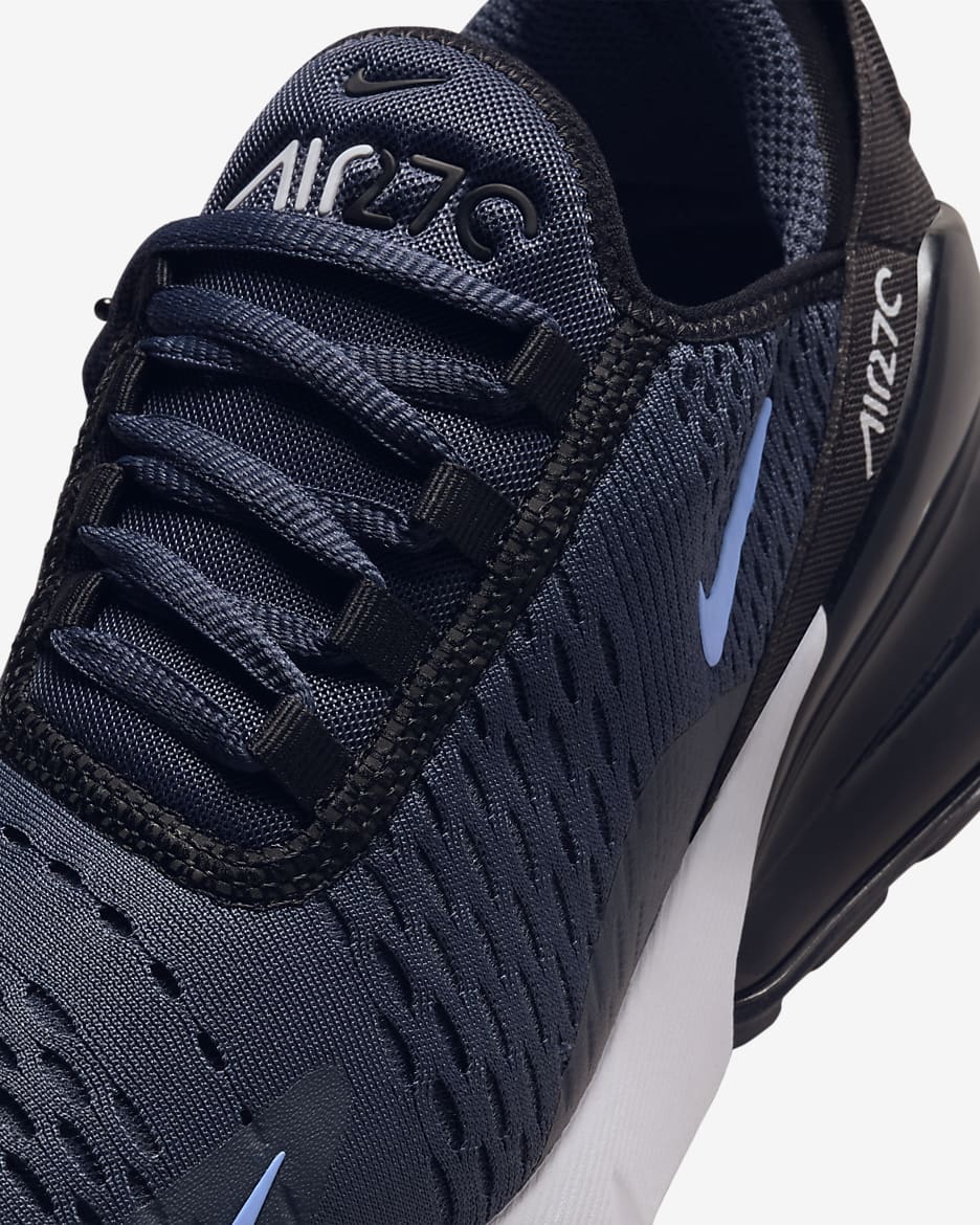 Nike men's air max 270 shoes navy/black best sale